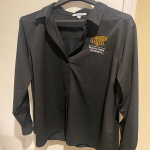 Port Authority Wichita state university Shockers NCAA Black long sleeve Shirt